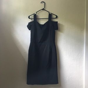 NWT H&M Black cold shoulder dress